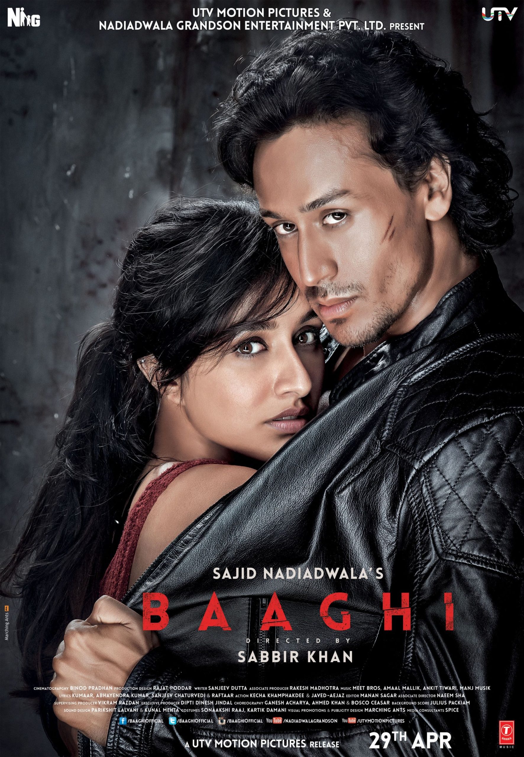 You are currently viewing Baaghi (2016) Hindi Full Movie 480p [300MB] | 720p [1GB] | 1080p [4.7GB]